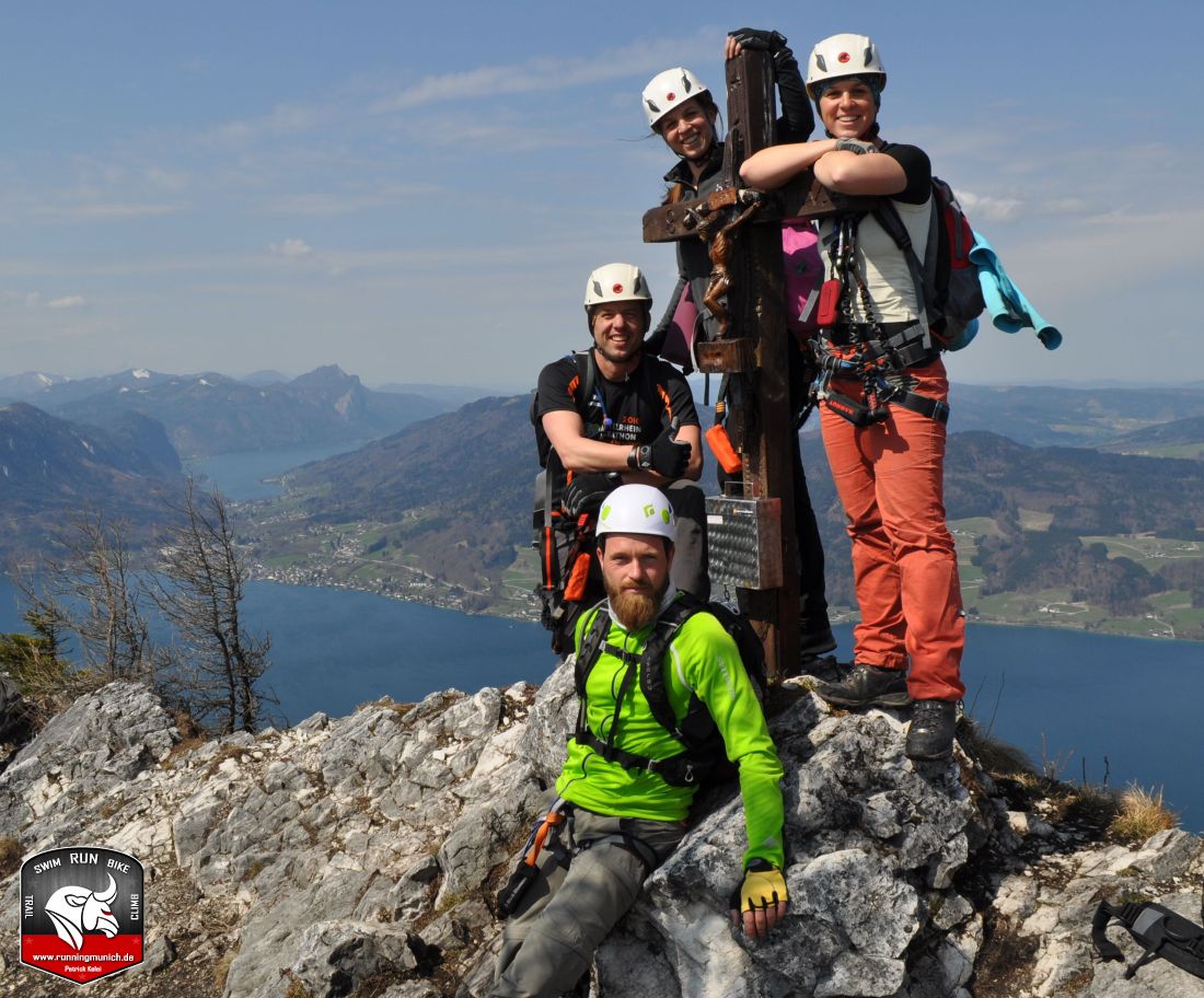 Attersee Klettersteig Mahdlgupf - Saisoneröffnung 2015